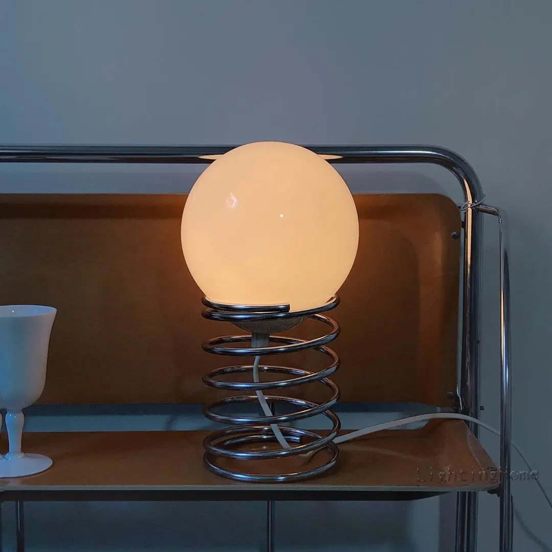 Ins Bauhaus Spring Table Lamp  - Desk Setup Minimalist avaliação e preço